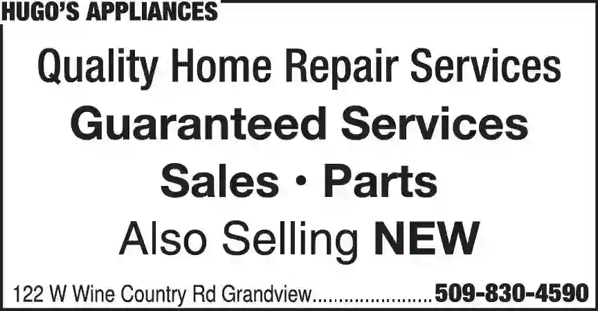 Appliances - Major - Service & Repair print ad for Hugo's Appliances
