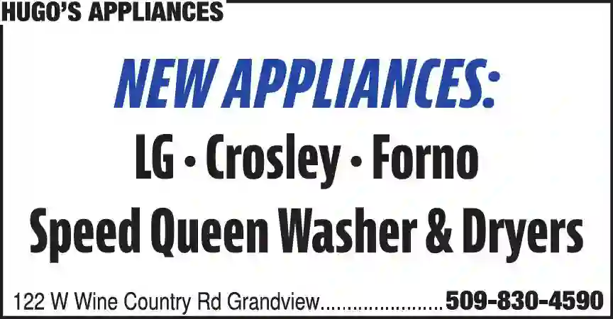 Appliances - Major - New print ad for Hugo's Appliances
