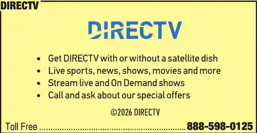 Television - Cable, CATV & Satellite print ad for DirecTV