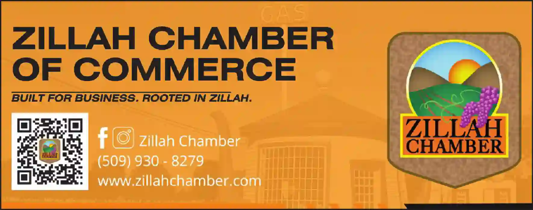 Chambers of Commerce print ad for Zillah Chamber Of Commerce
