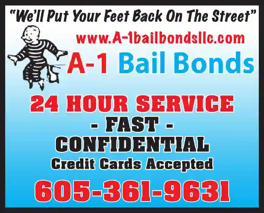 Bail Bonds print ad for A-1 Bail Bonds