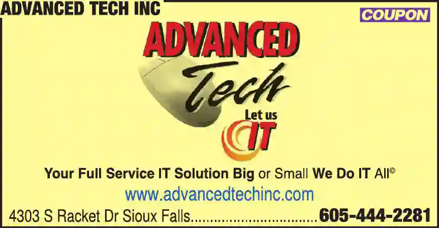 Computers - Software & Services print ad for Advanced Tech Inc