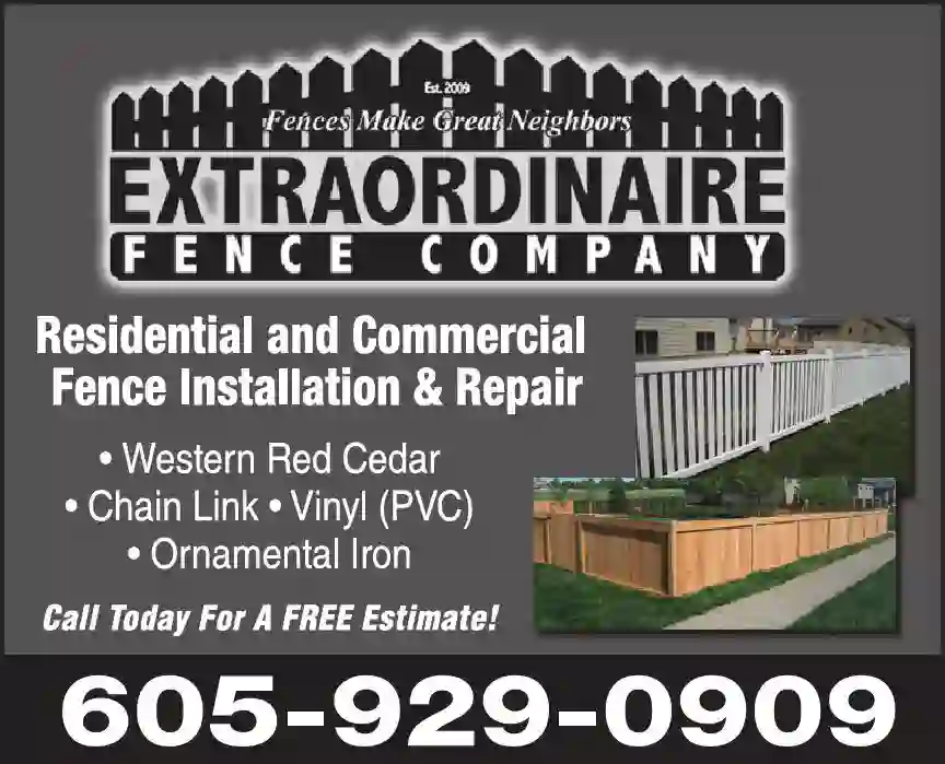 Fence print ad for Extraordinaire Fence Company LLC