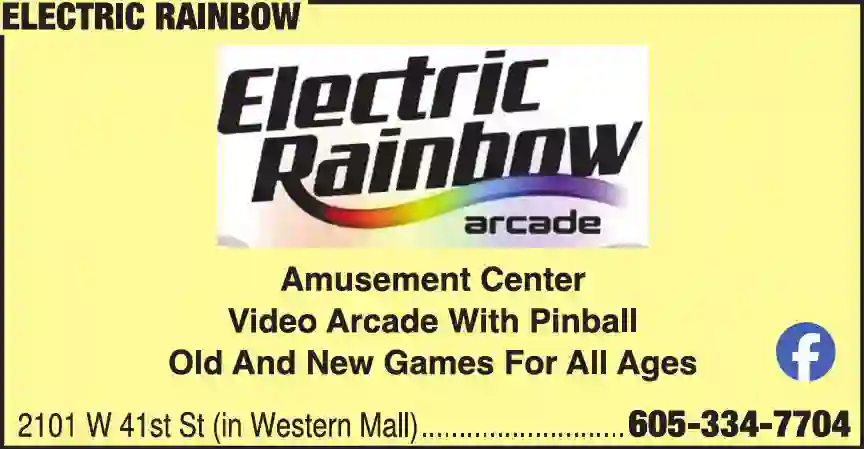 Arcades print ad for Electric Rainbow
