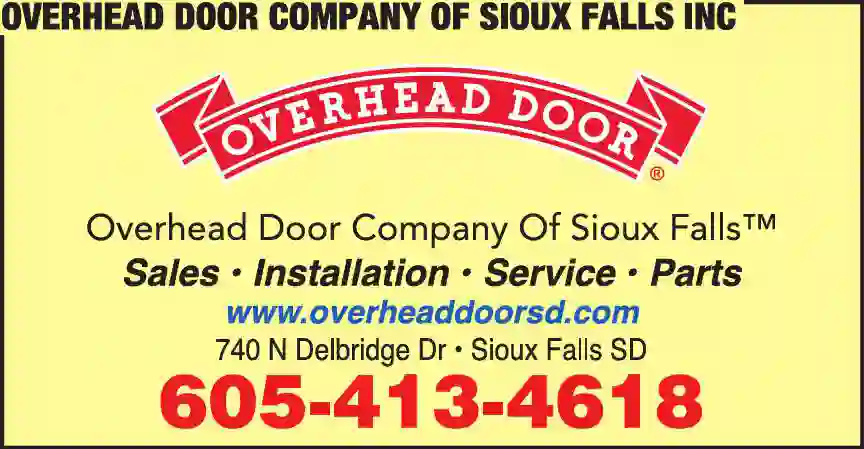 Doors & Door Operating Devices print ad for Overhead Door Company Of Sioux Falls Inc