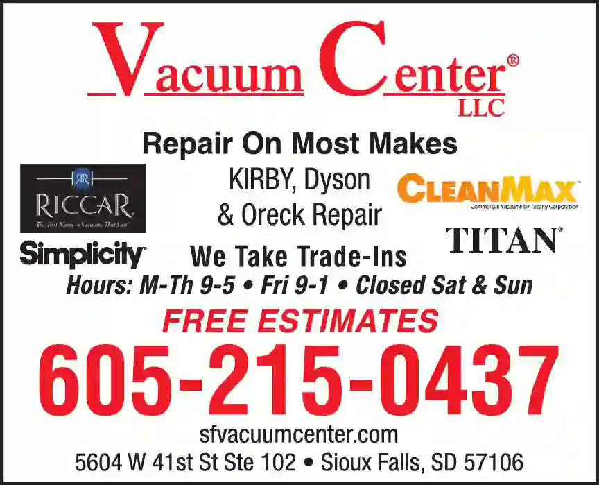 Vacuum Cleaners - Household - Dealers print ad for Vacuum Center LLC