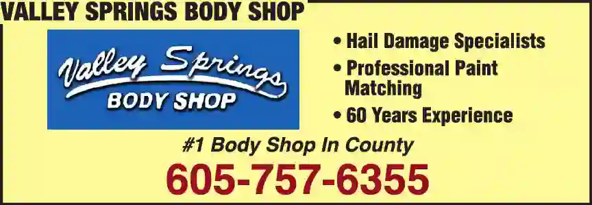 Auto Body Repair & Paint print ad for Valley Springs Body Shop
