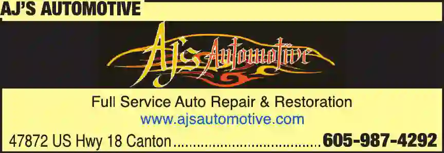 Auto Repair & Service print ad for AJ's Automotive