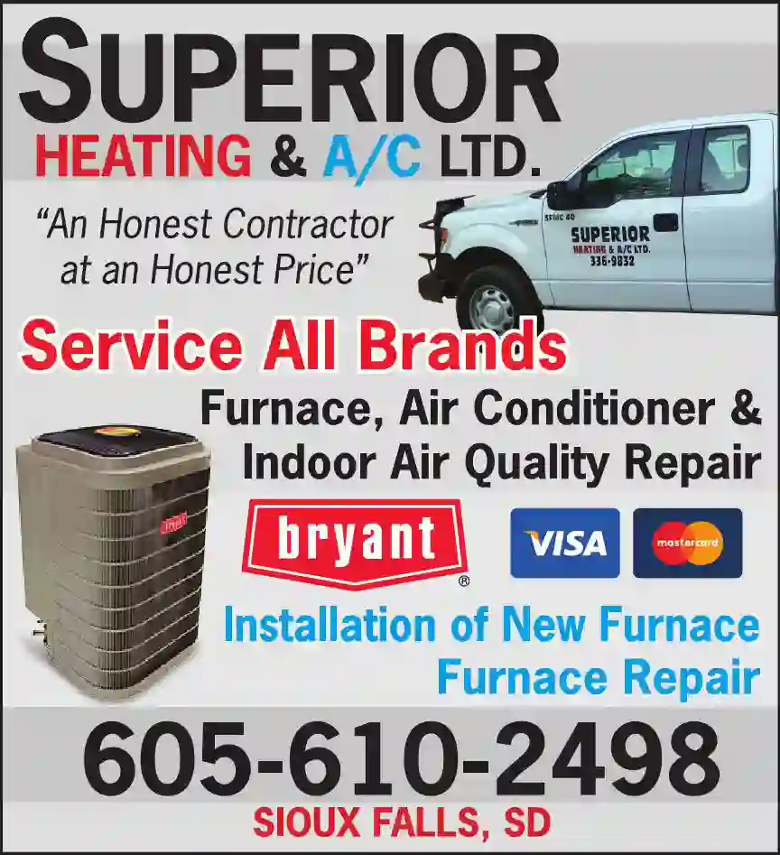 Heating Contractors print ad for Superior Heating & Air Conditioning