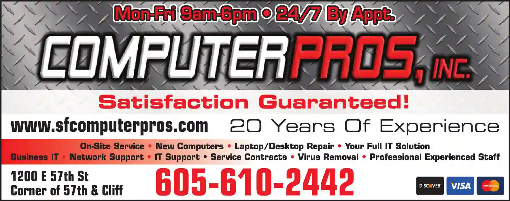 Computers - Service & Repair print ad for Computer Pros Inc