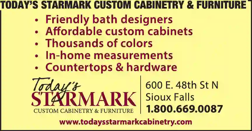 Bathroom Remodel & Repair print ad for Today's StarMark Custom Cabinetry & Furniture