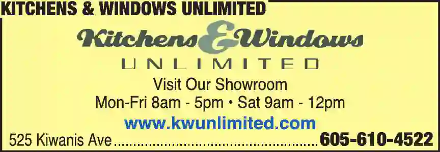 Windows print ad for Kitchens & Windows Unlimited