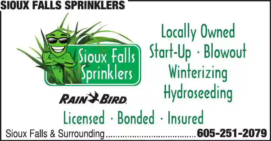 Sprinklers - Garden & Lawn print ad for Sioux Falls Sprinklers