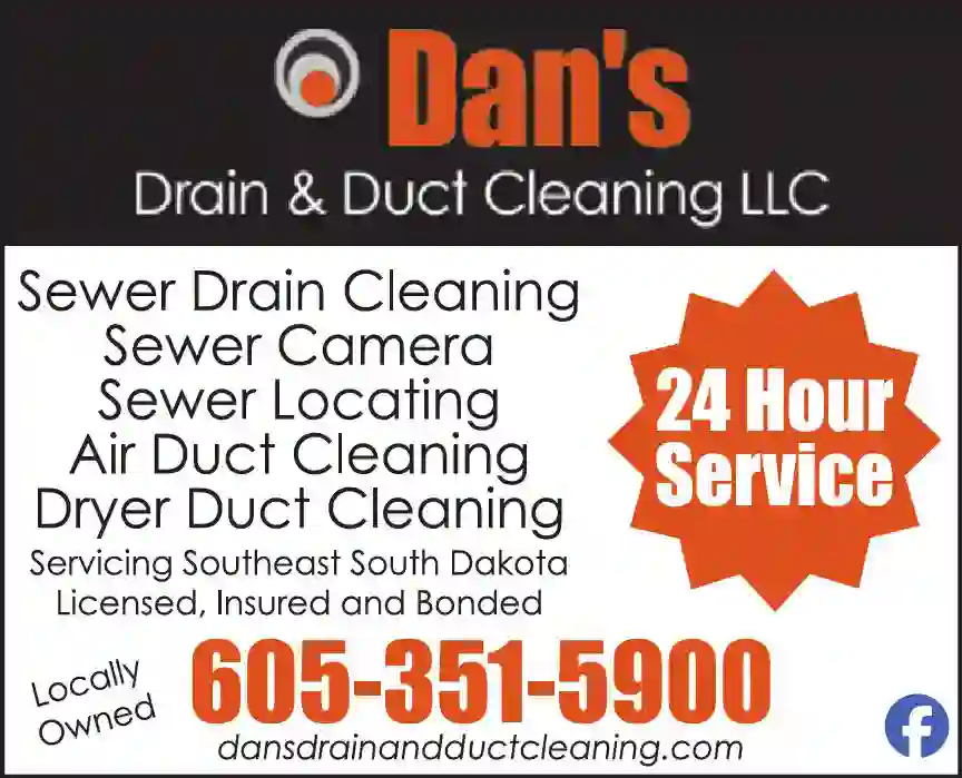 Drain Cleaning print ad for Dan's Drain & Duct Cleaning LLC