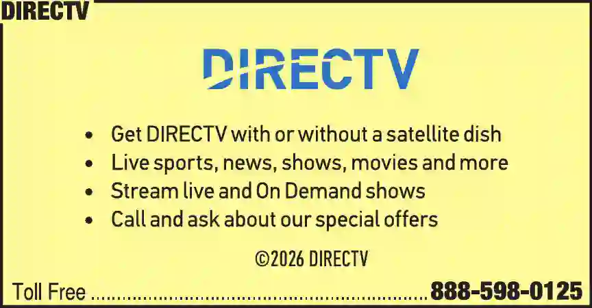 Internet Service Providers print ad for DirecTV