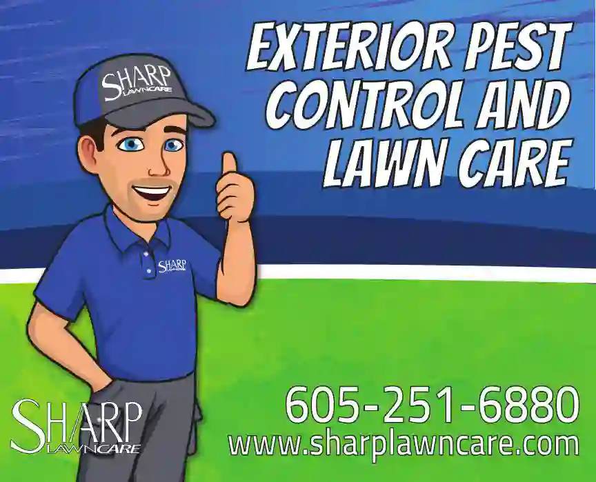 Pest Control Services print ad for Sharp Lawn Care