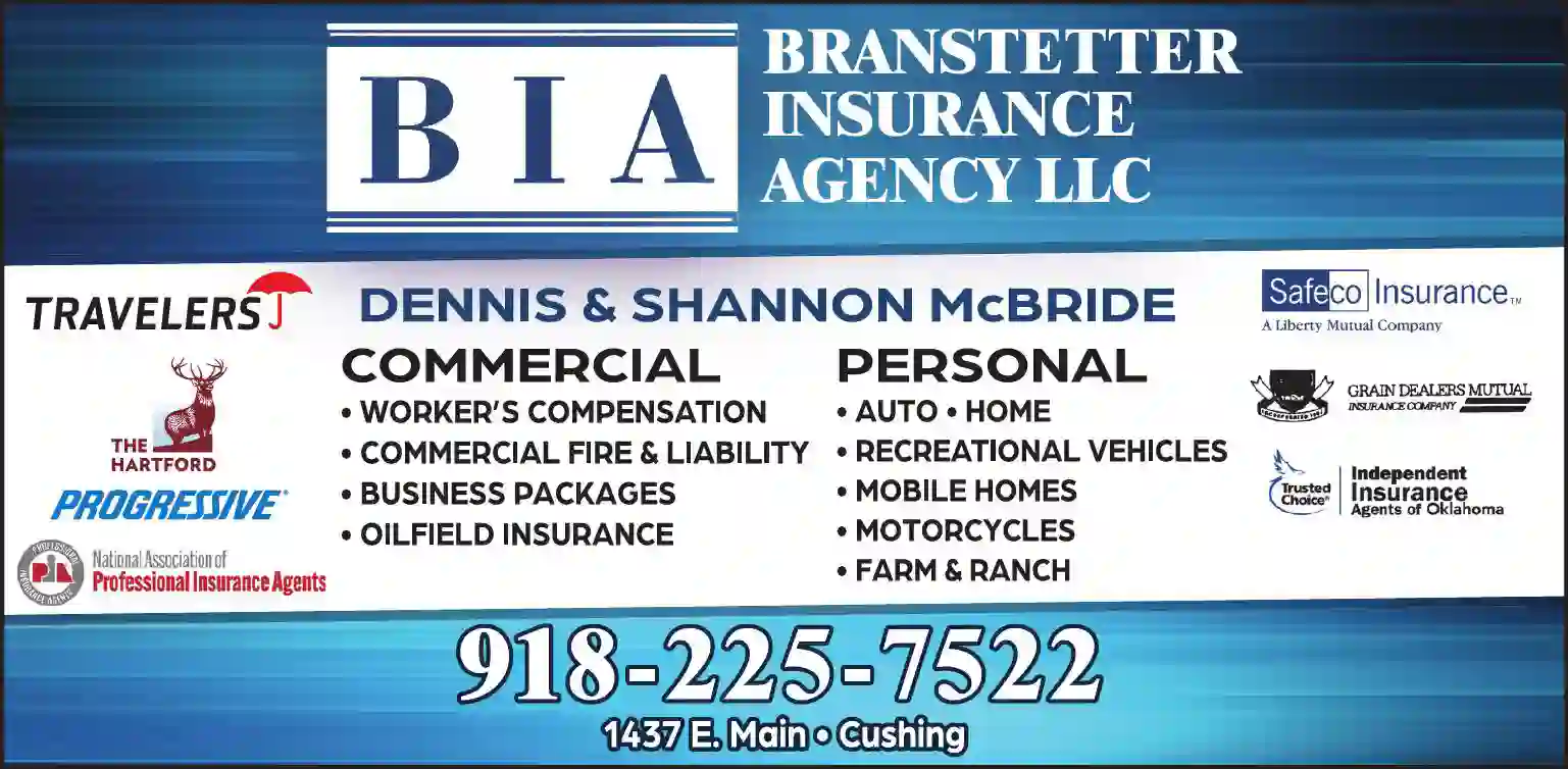 Insurance print ad for Branstetter Insurance Agency LLC