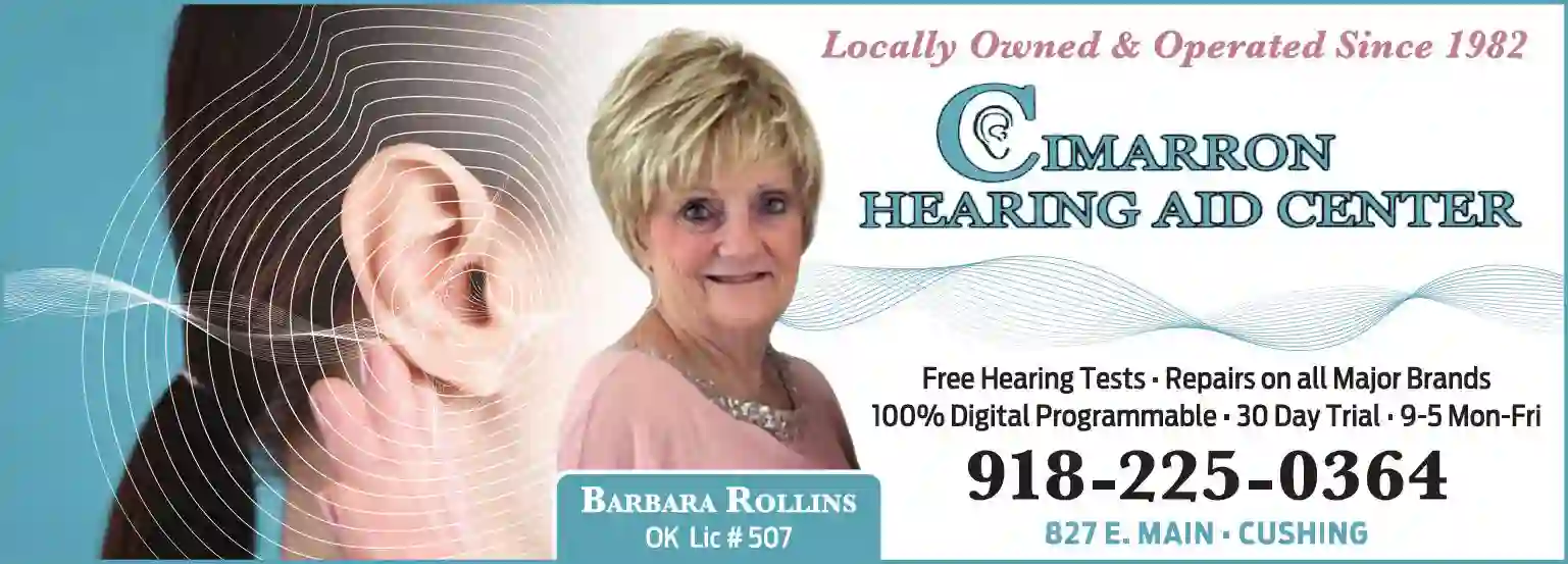 Hearing Aids & Assistive Devices print ad for Cimarron Hearing Aid Center