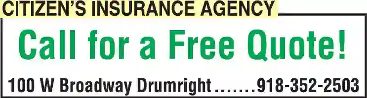 Insurance print ad for Citizen's Insurance Agency