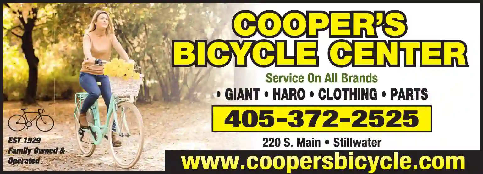 Bicycles - Dealers print ad for Cooper's Bicycle Center