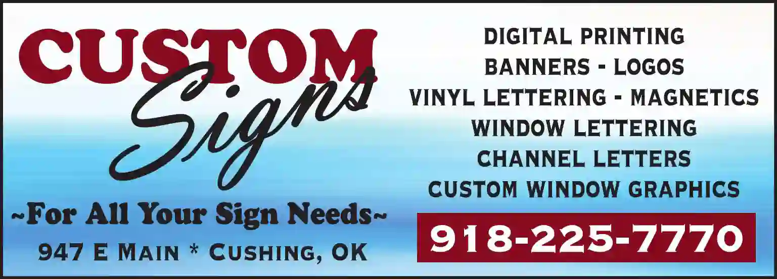 Signs print ad for Custom Signs