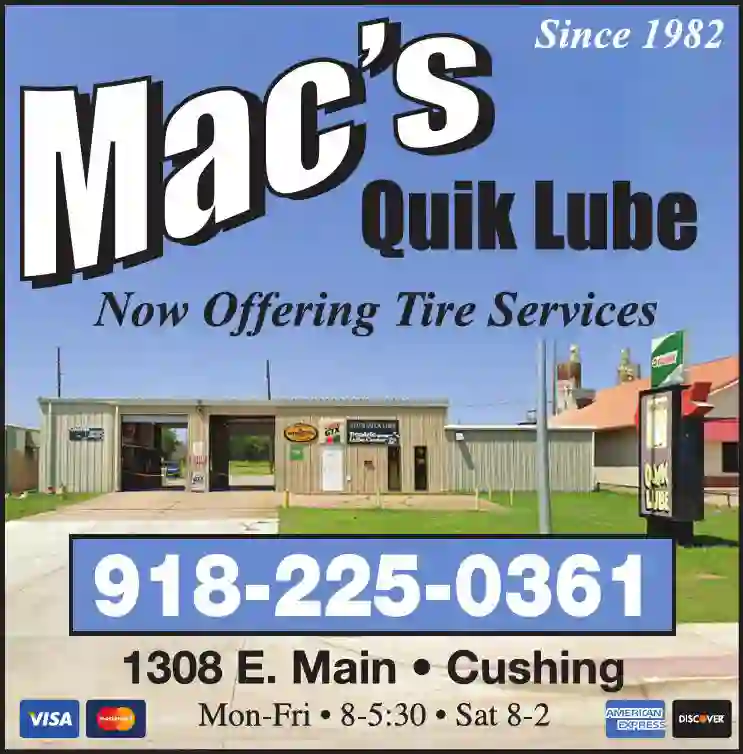 Auto Repair & Service print ad for Mac's Quik Lube