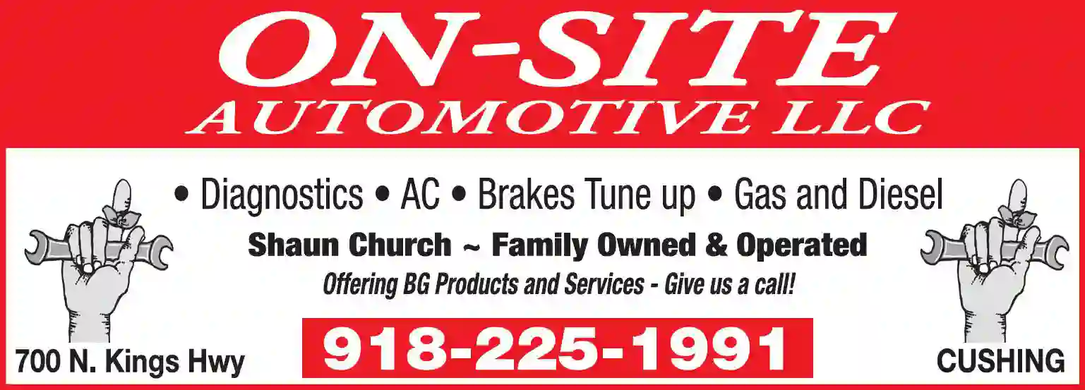 Auto Repair & Service print ad for On-Site Automotive LLC