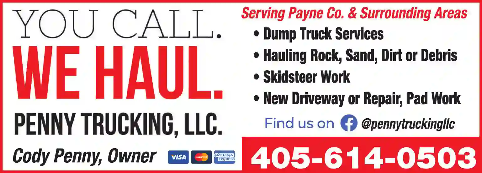 Trucking - General print ad for Penny Trucking LLC
