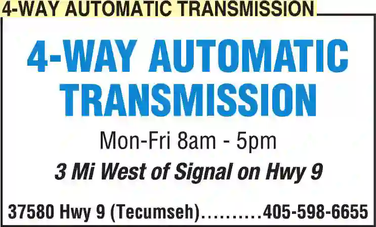 Auto Repair & Service print ad for 4-Way Automatic Transmission