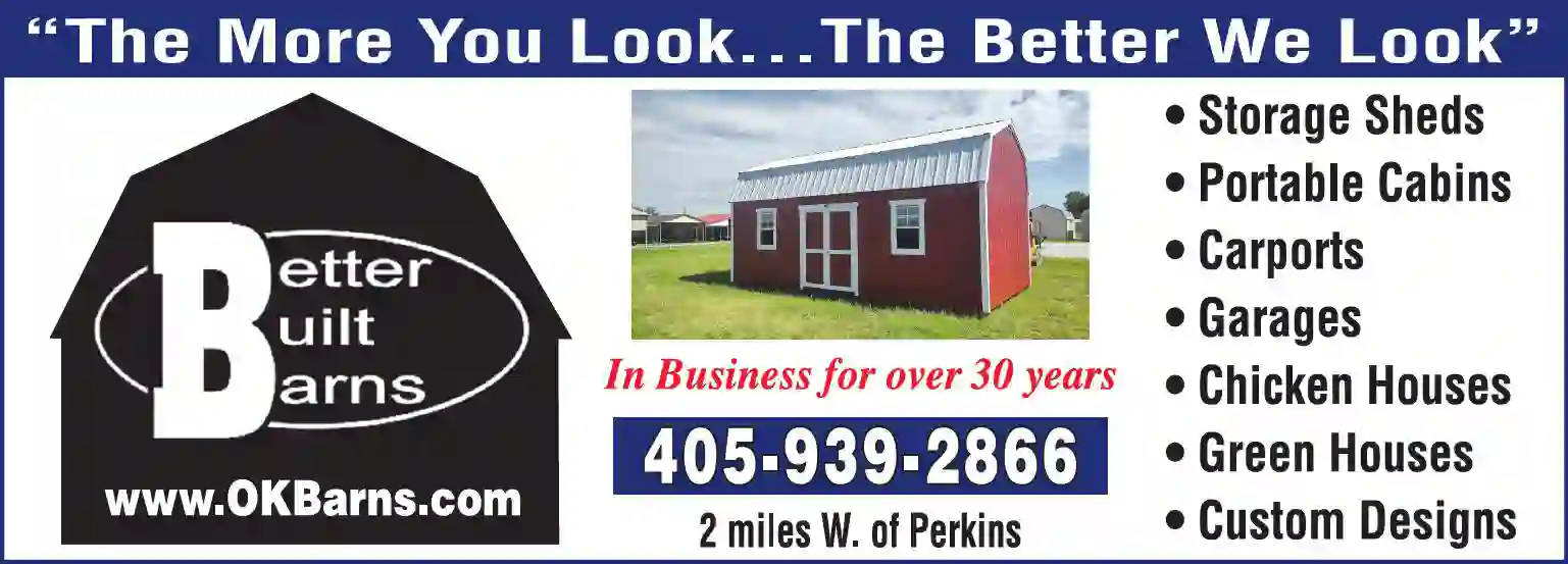 Buildings - Portable print ad for Better Built Barns