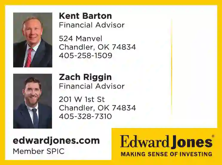 Investment Securities print ad for Edward Jones - Kent Barton
