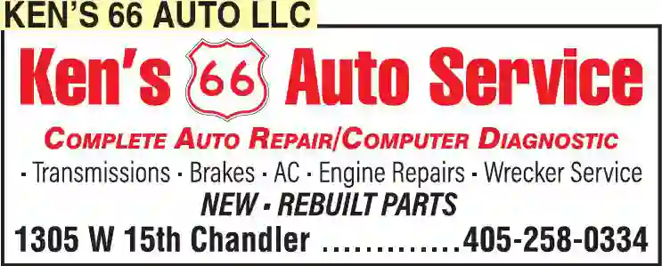 Auto Repair & Service print ad for Ken's 66 Auto LLC
