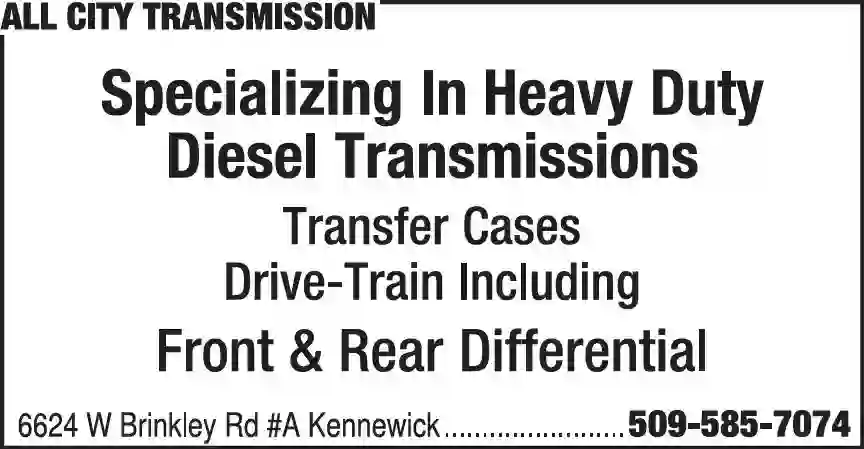 Truck - Repair & Service print ad for All City Transmission
