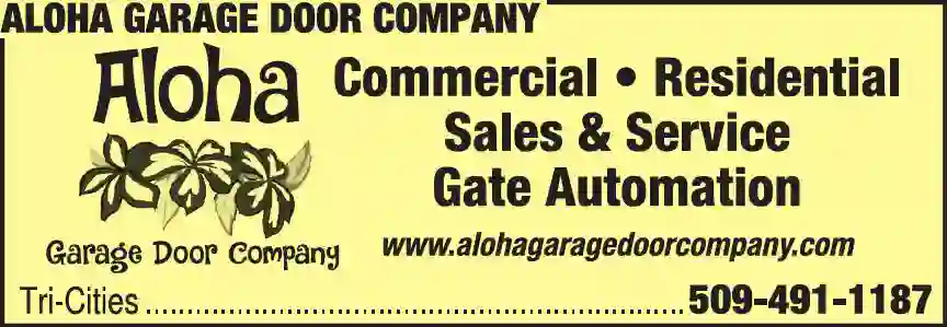 Doors & Door Operating Devices print ad for Aloha Garage Door Company