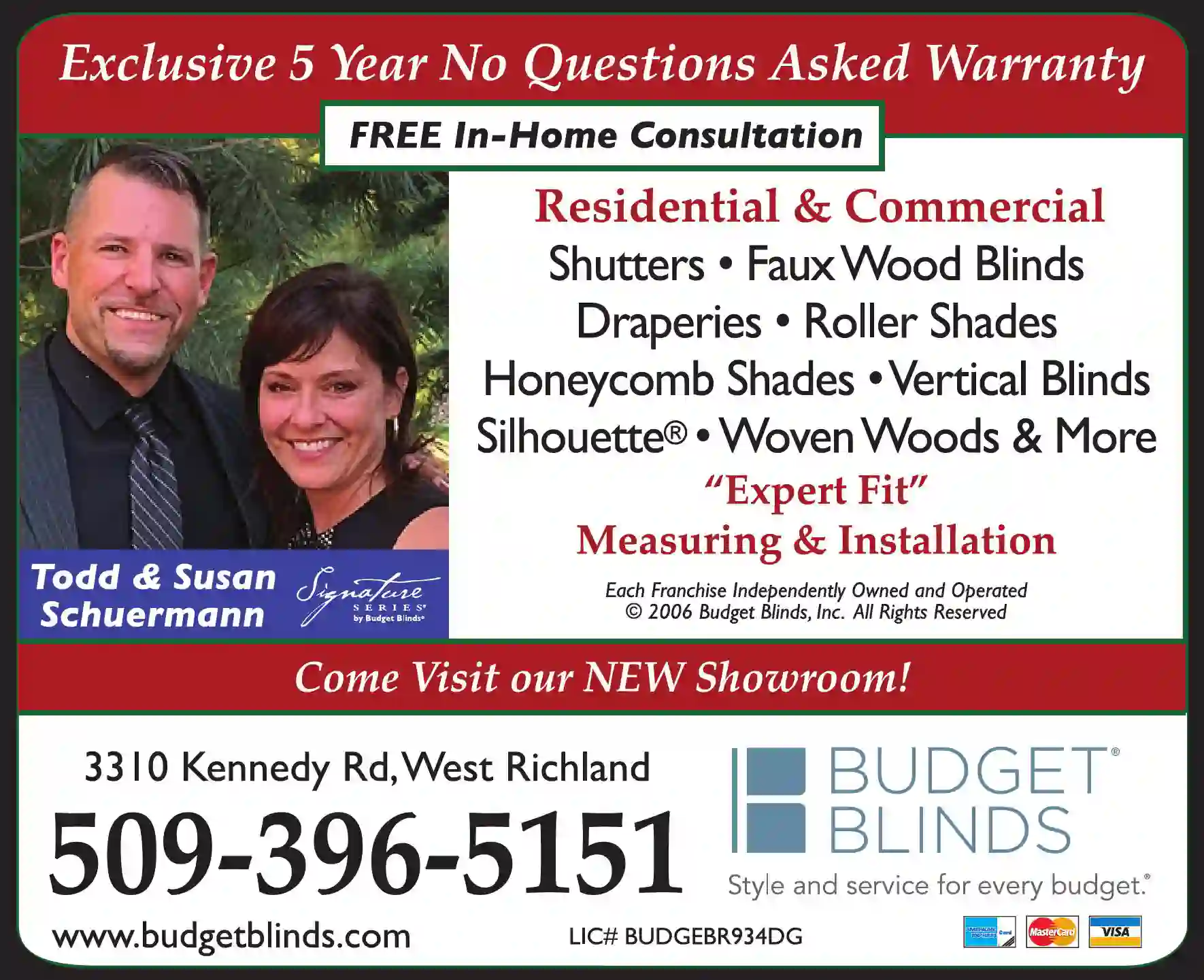 Blinds - Mini & Vertical print ad for Budget Blinds