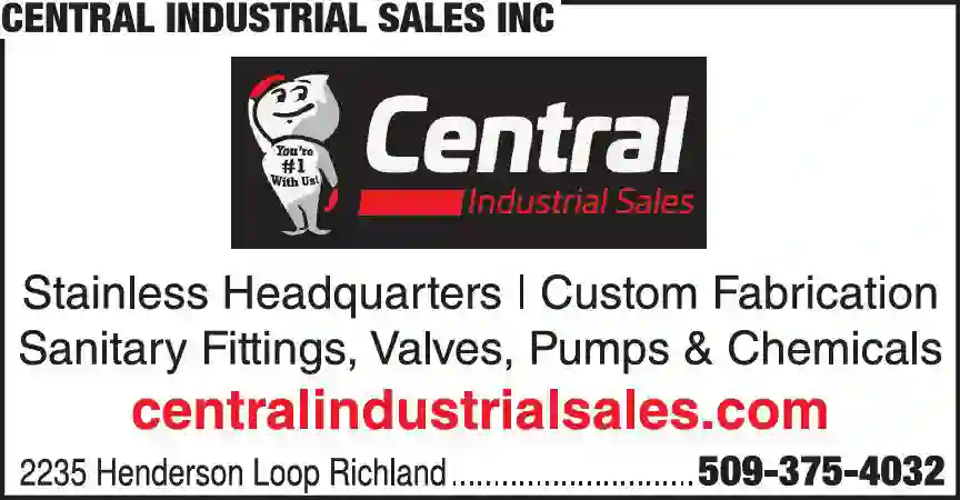 Winemaking Equipment & Supplies print ad for Central Industrial Sales Inc