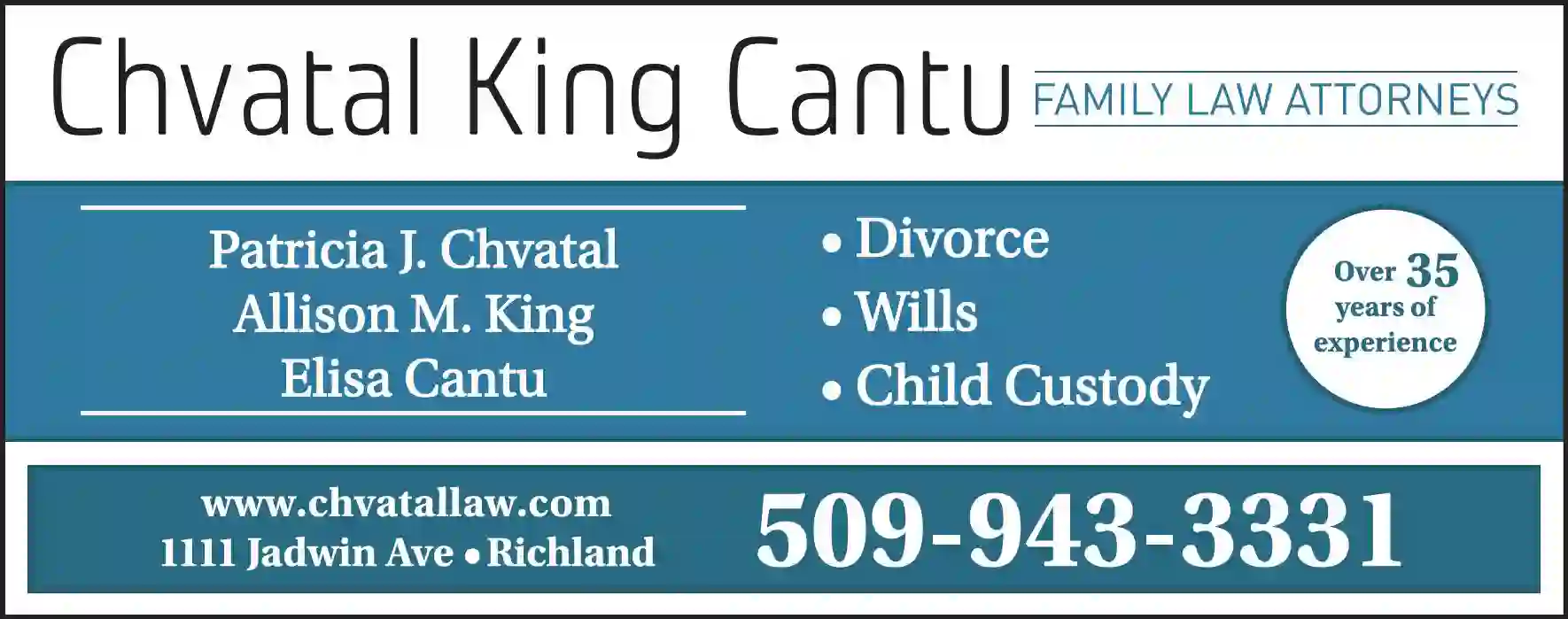 Attorneys - Divorce Adoption & Family Law print ad for Chvatal Patricia J Attorney At Law