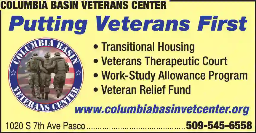 Veterans & Military Organizations print ad for Columbia Basin Veterans Center