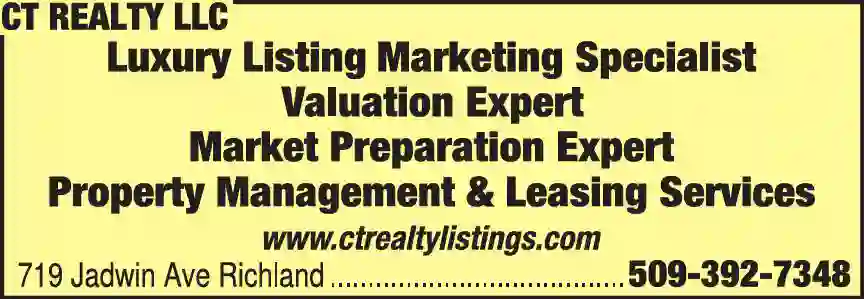 Real Estate print ad for CT Realty LLC