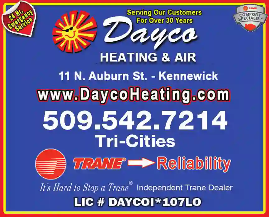 Heat Pumps print ad for Dayco Heating & Air