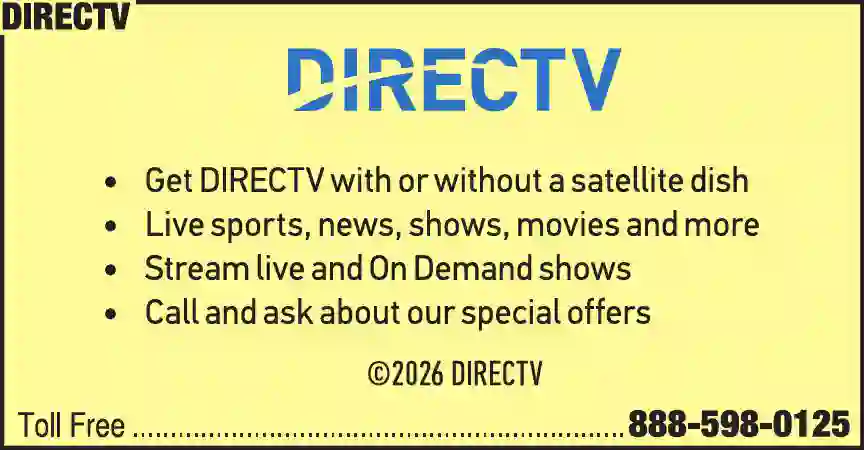 Satellite Equipment & Systems print ad for DirecTV