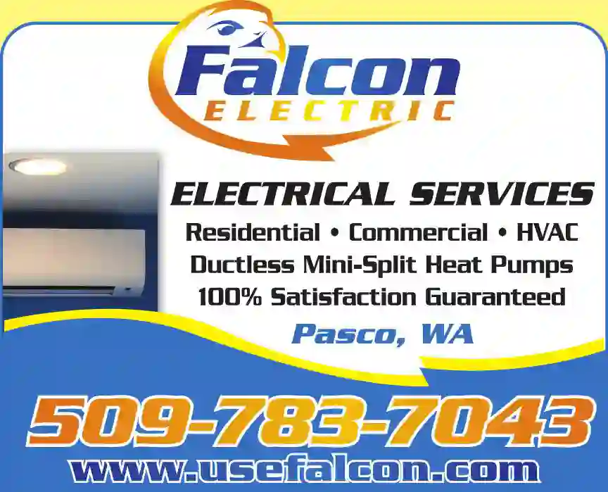 Electric Contractors print ad for Falcon Electric