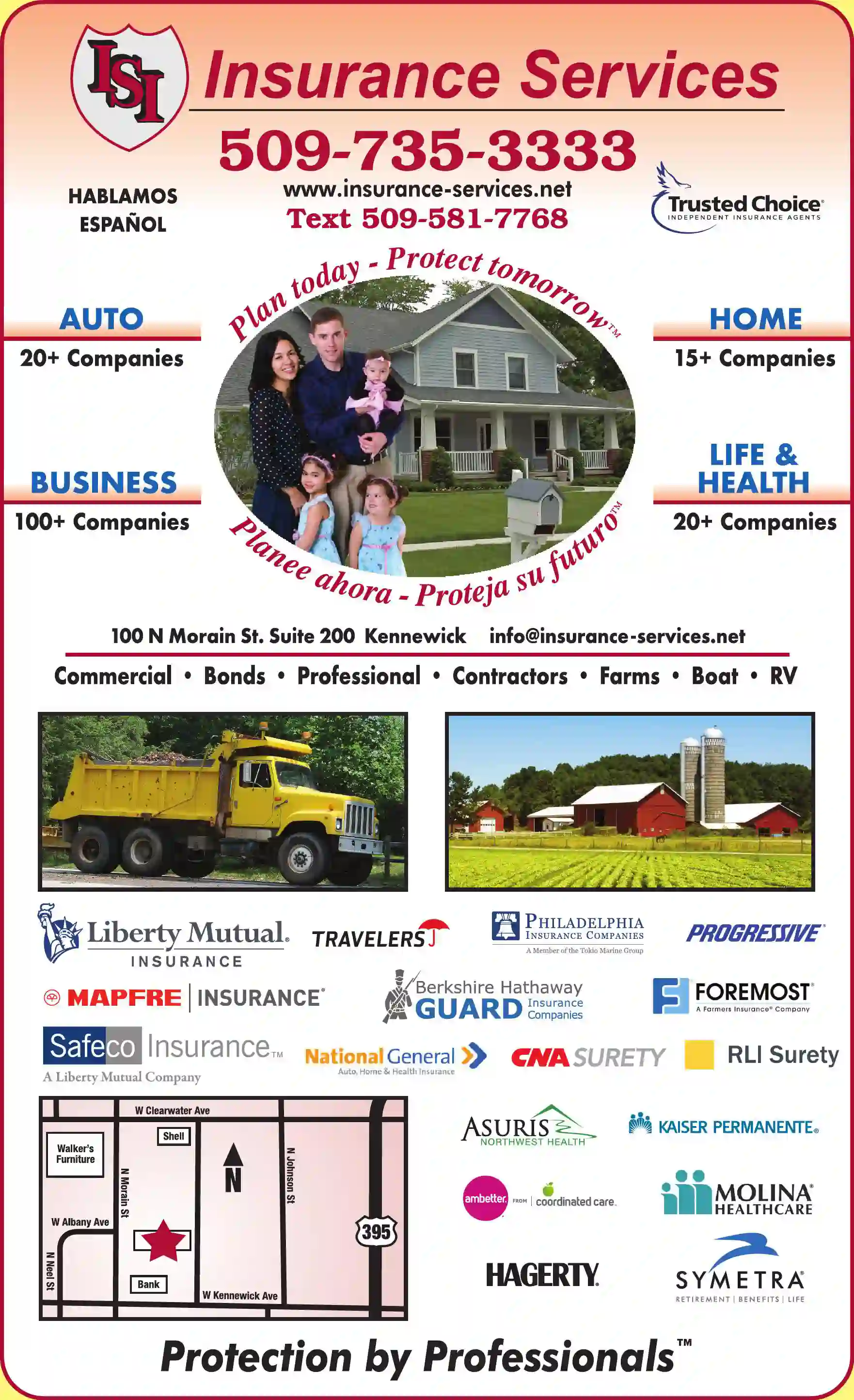 Insurance print ad for Insurance Services