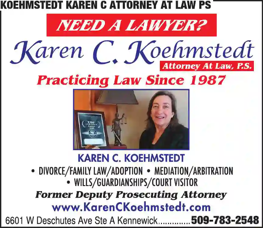 Attorneys print ad for Koehmstedt Karen C Attorney At Law PS