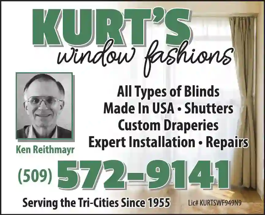 Blinds - Mini & Vertical print ad for Kurt's Window Fashions