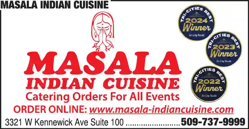 Restaurants print ad for Masala Indian Cuisine