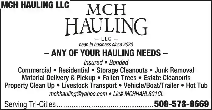 Construction Clean-Up print ad for MCH Hauling LLC
