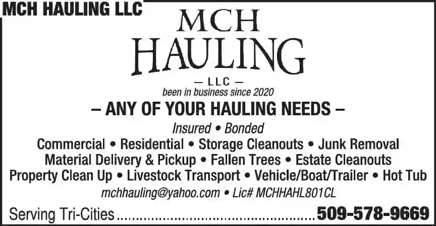 Rubbish & Garbage Removal print ad for MCH Hauling LLC