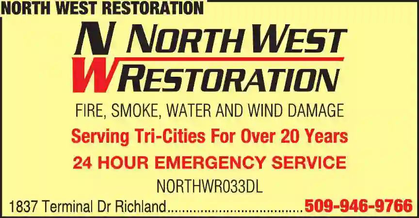 Fire & Water Damage Restoration print ad for North West Restoration