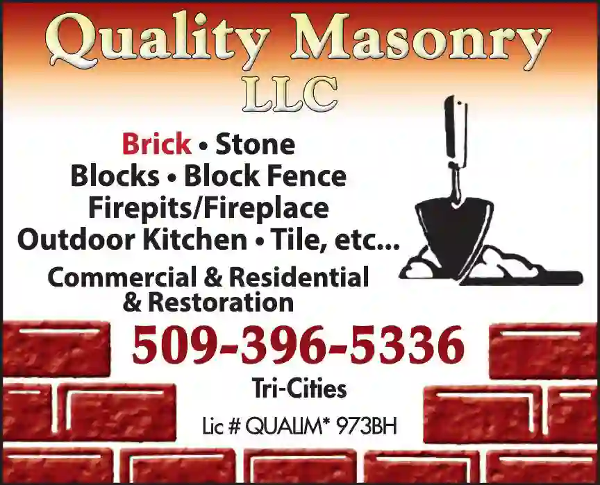 Mason Contractors print ad for Quality Masonry & Construction Inc
